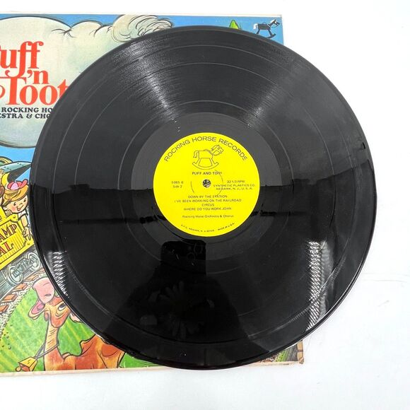Puff 'n Toot Vintage Vinyl LP Record Album Rocking Horse Players - Picture 4 of 5